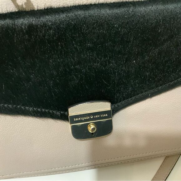 Kate Spade New York Zarinah Hyde Place Calfhair Satchel Purse - Picture 13 of 14